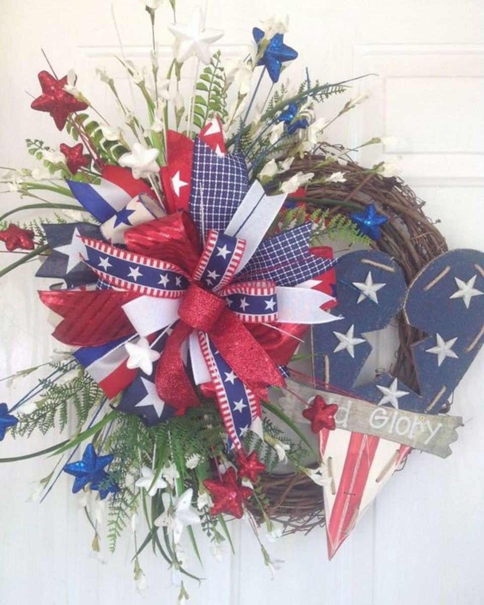 35 Easy DIY Dollar Store Patriotic Wreath Ideas To Make For July 4th 