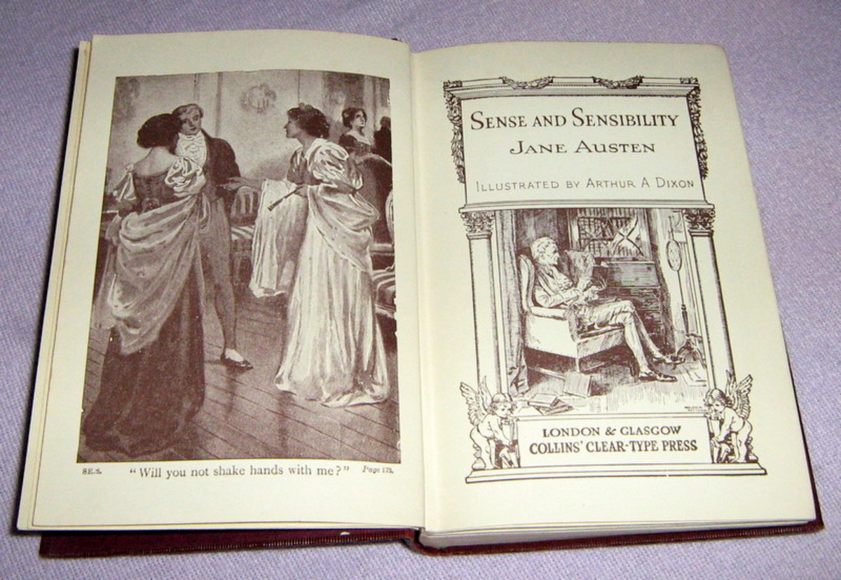 My copy of Sense and Sensibility by Jane Austen 