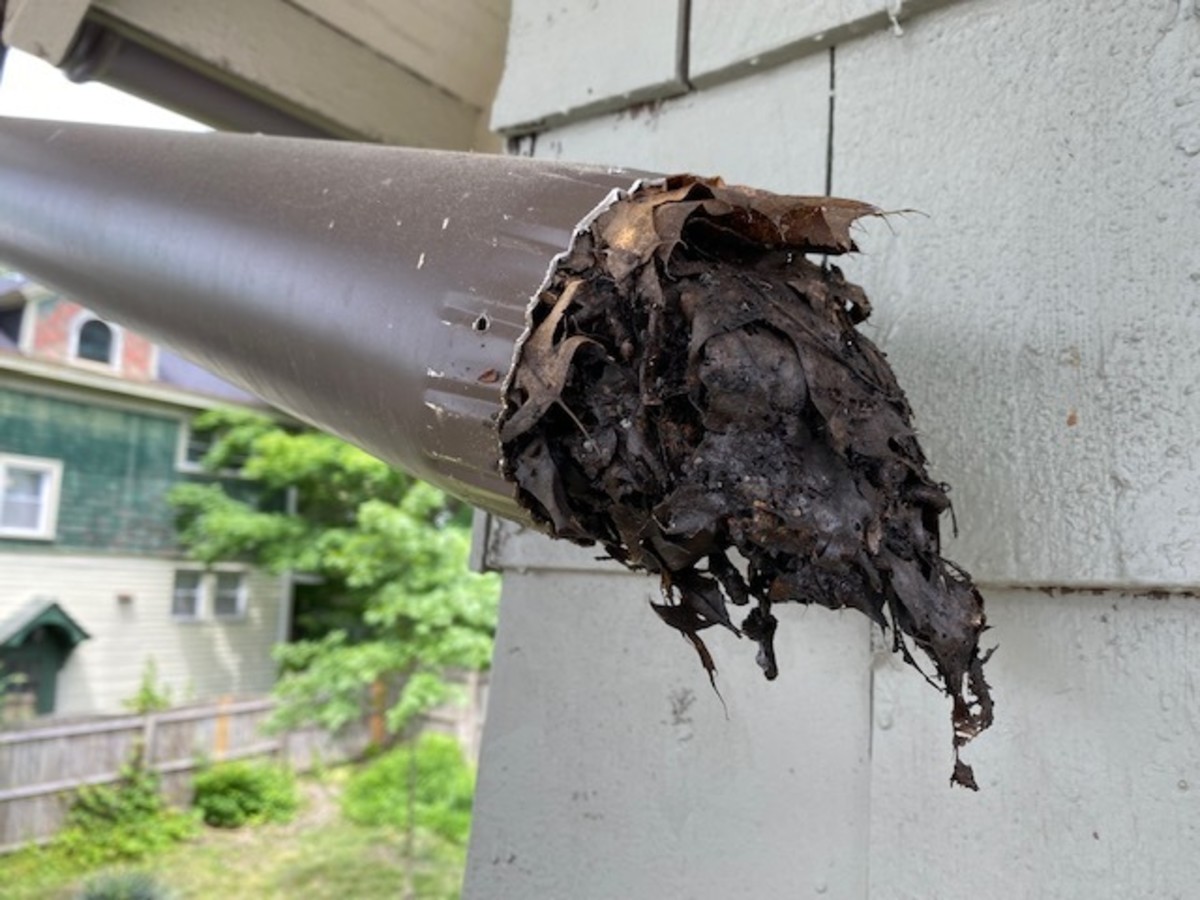 How To Clear A Clogged Gutter Downspout