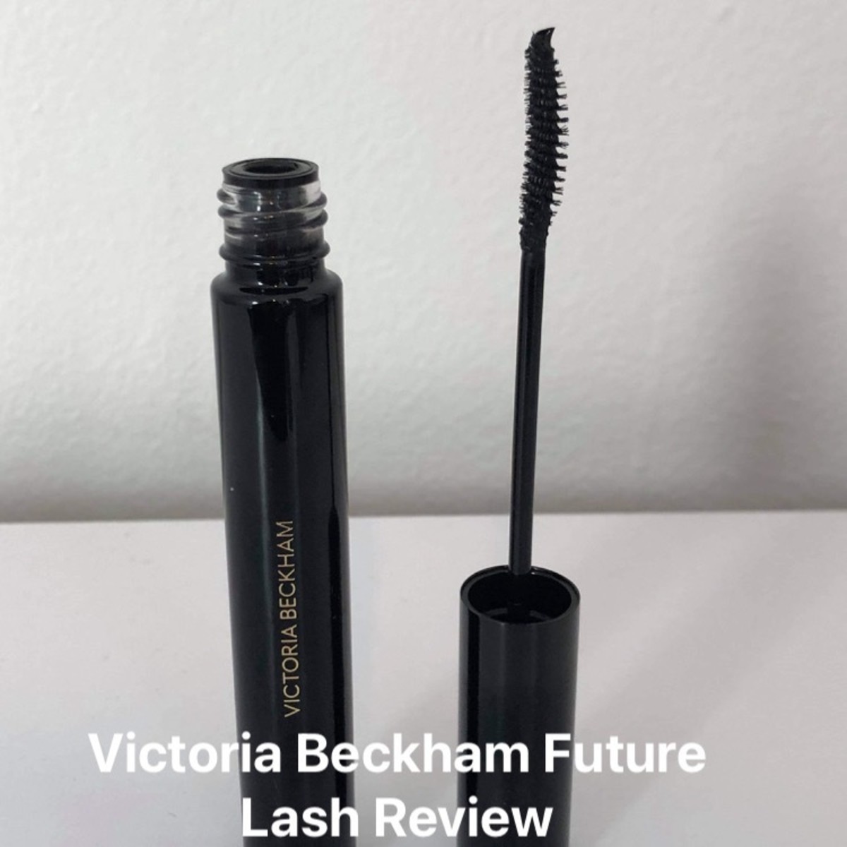 Victoria Beckham Future Lash mascara bottle with applicator.