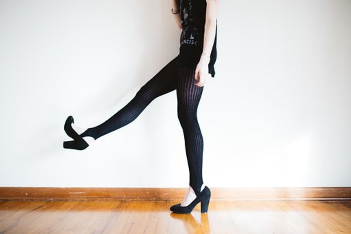 These leggings are great because the stirrup keeps them in place.