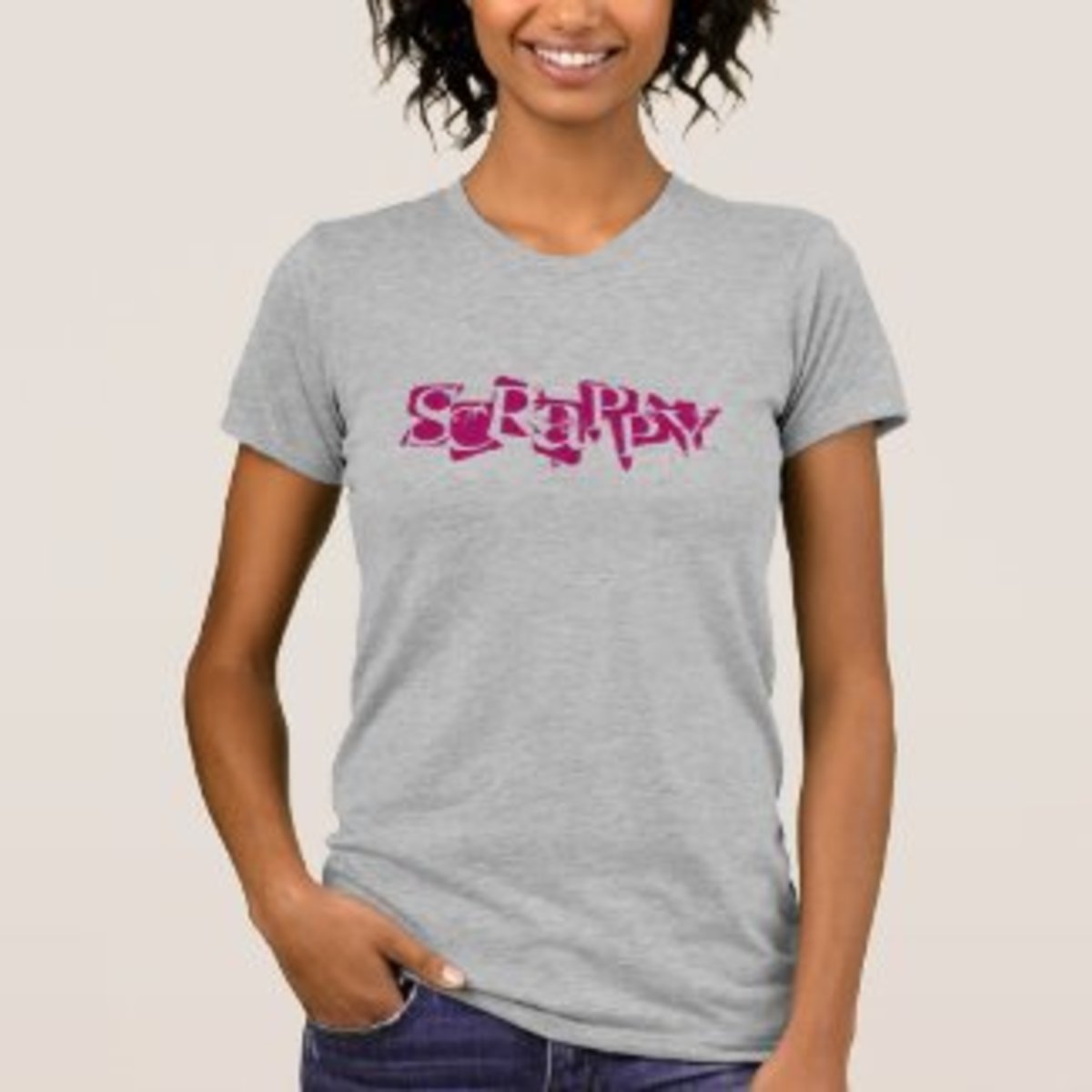 Scrappy t shirt -- American Apparel,  made in USA