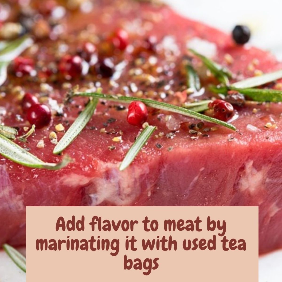 Make a deliciously tender meat dish by incorporating tea into the marinade.