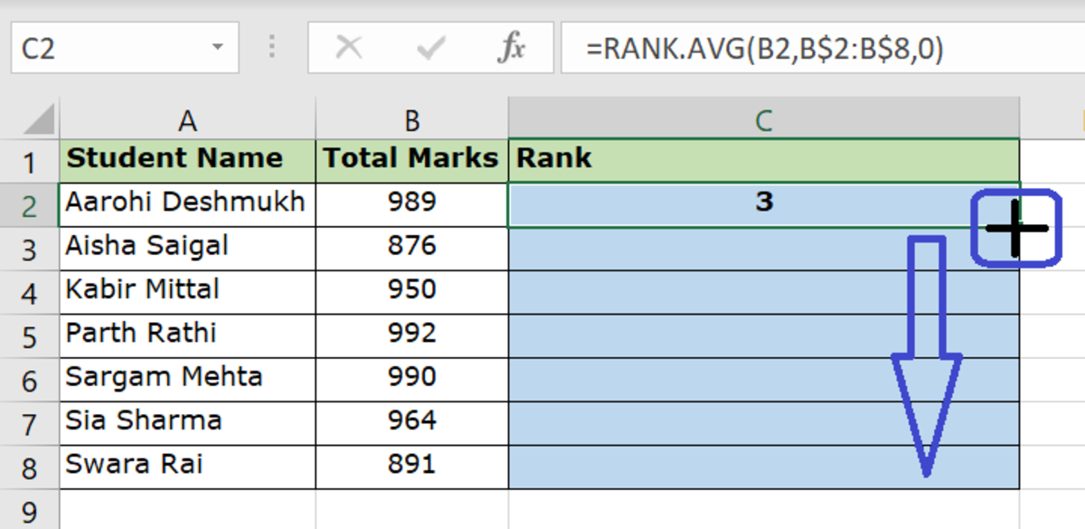 How to Find the Rank of a Value Using Excel - 25