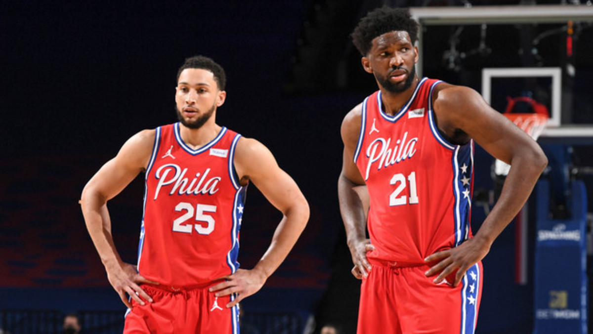 76ers stars Joel Embiid and Ben Simmons