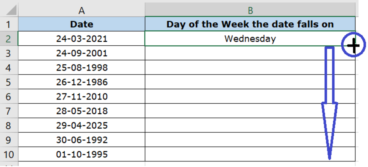 How to Convert Dates to Days of the Week in Excel - 58