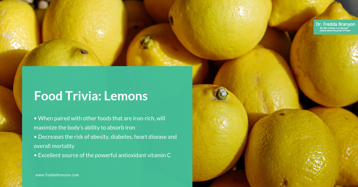 When Life Gives You Lemons, Reap Their Health Benefits