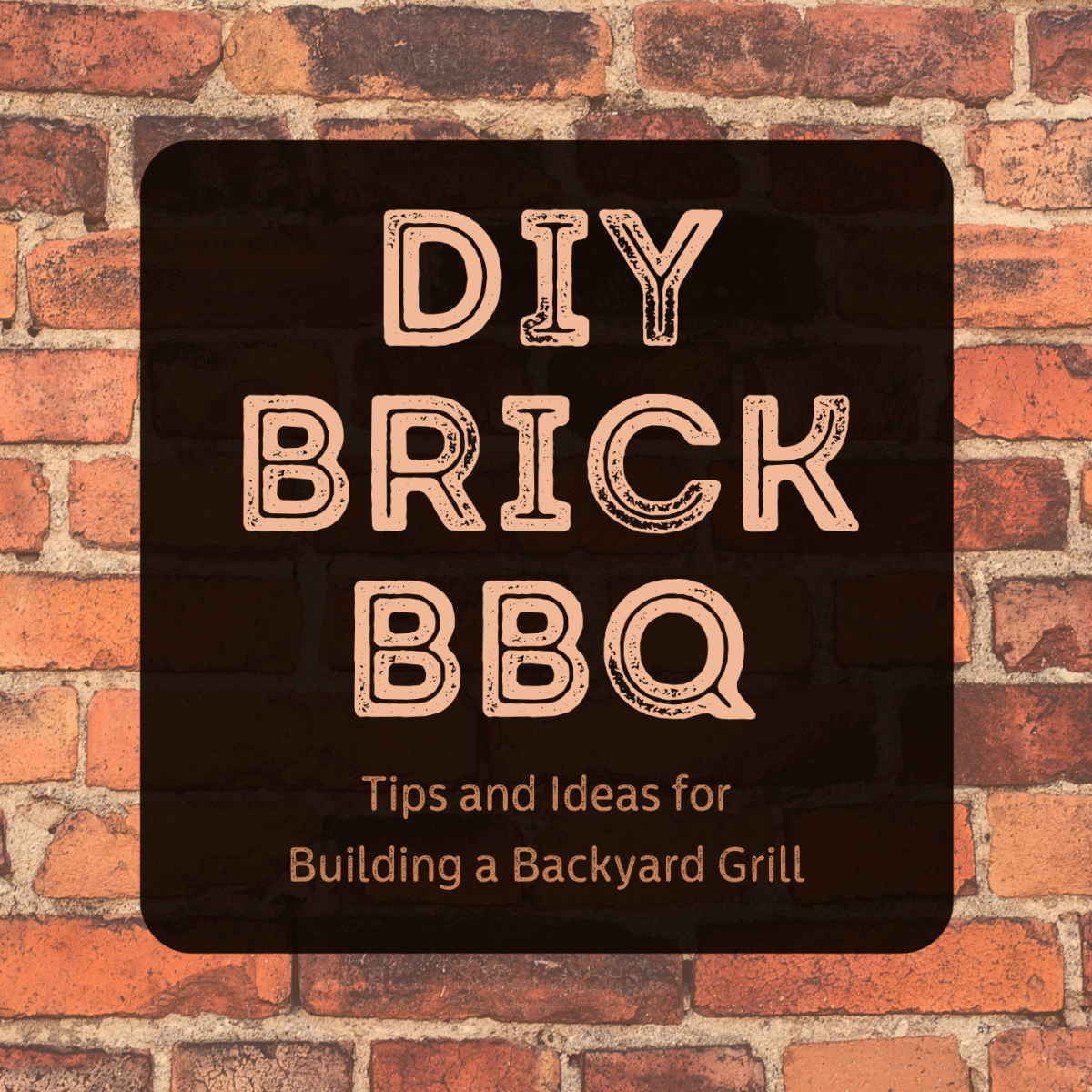How to Build an Outdoor Brick BBQ Grill (DIY)