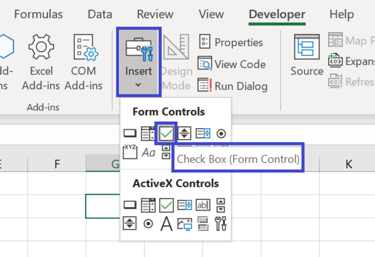 how-to-insert-a-checkbox-in-excel