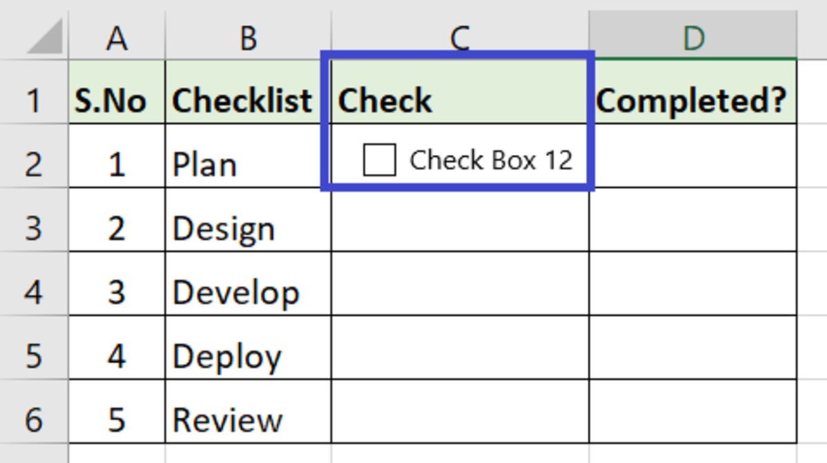 How to Add a Checkbox in Excel and Automatically Generate a True or False Value in the Linked Cell - 29