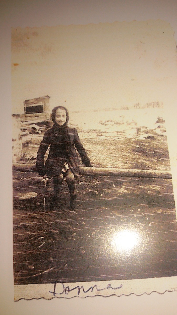 Aunt Donna in Marshfield, Wisconsin, during the mid to late-1940s