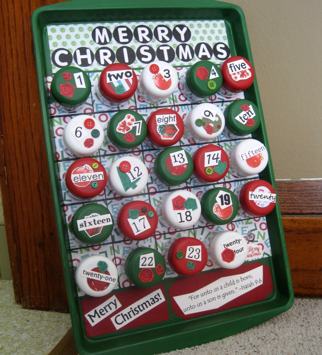 Make Your Own Advent Calendar: Cookie Sheet Calendar Ideas - HubPages