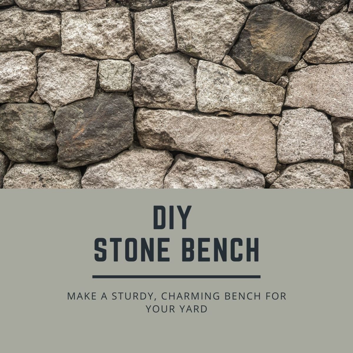 Diy Stone Bench