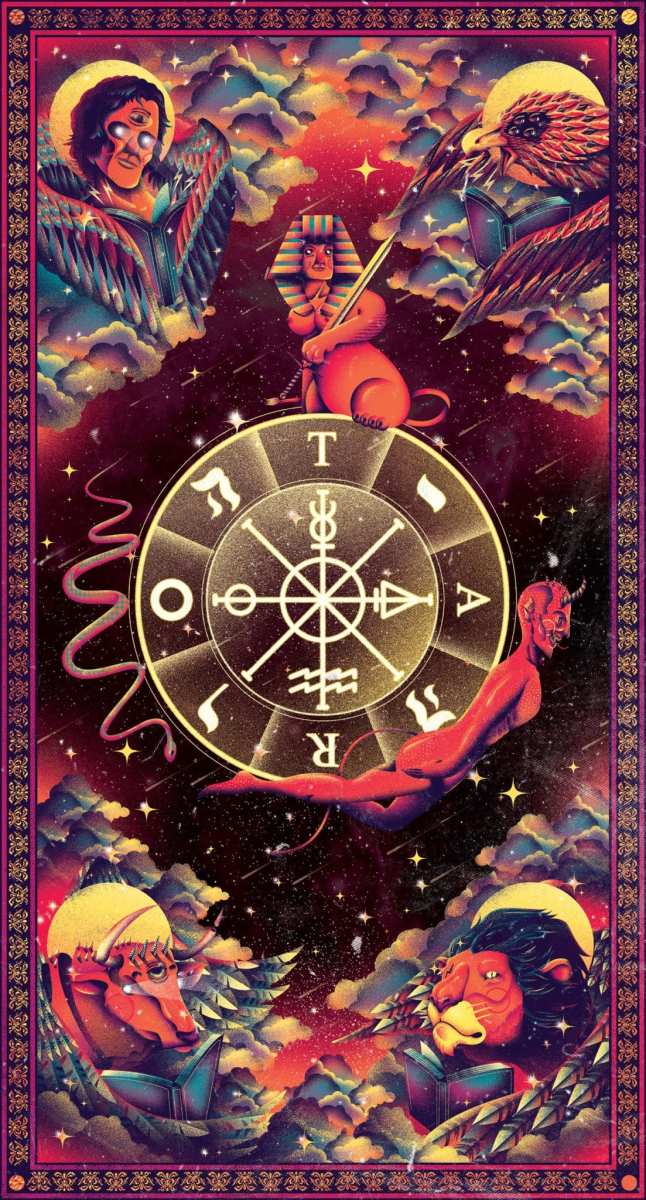 Wheel of Fortune Tarot 🌟 The wheel rises as it falls. Empires turn over.  Money and power change hands. All while the heavens whirl…