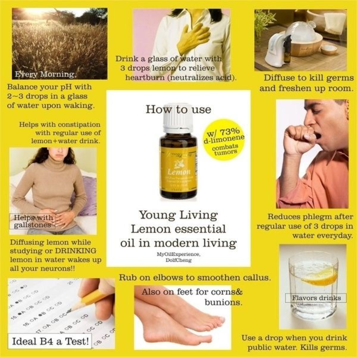 Lemon Essential Oil Uses