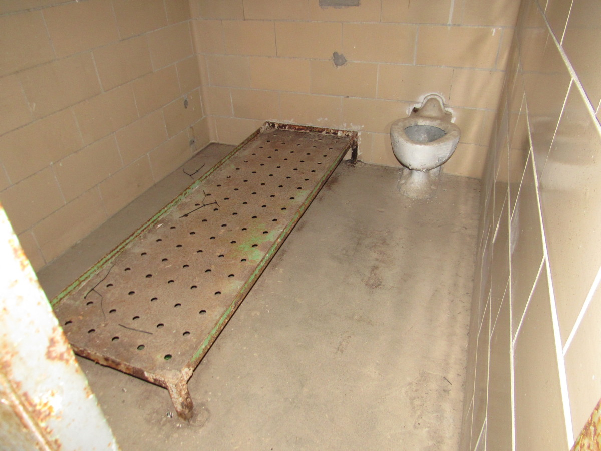 Solitary confinement cell constructed in the 1970s