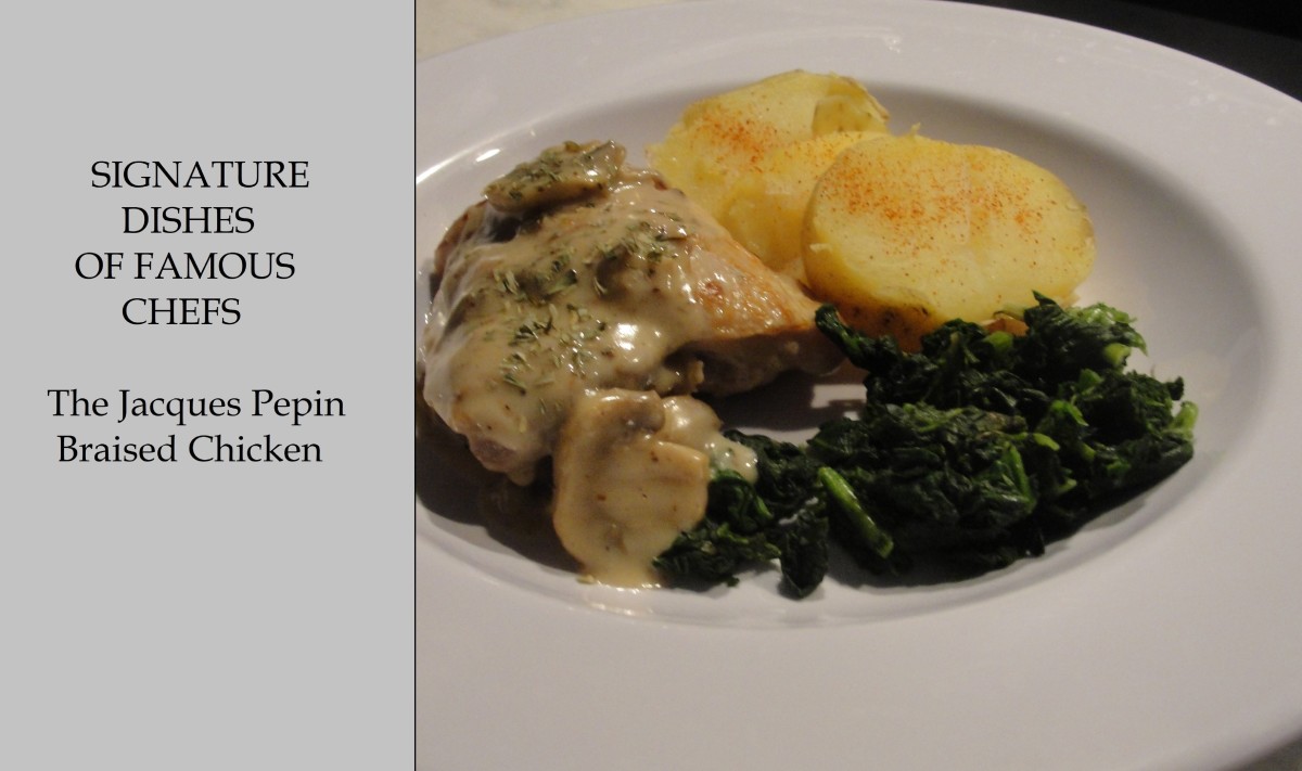 Signature Dishes of Famous Chefs Jacque Pépin Braised Chicken Delishably