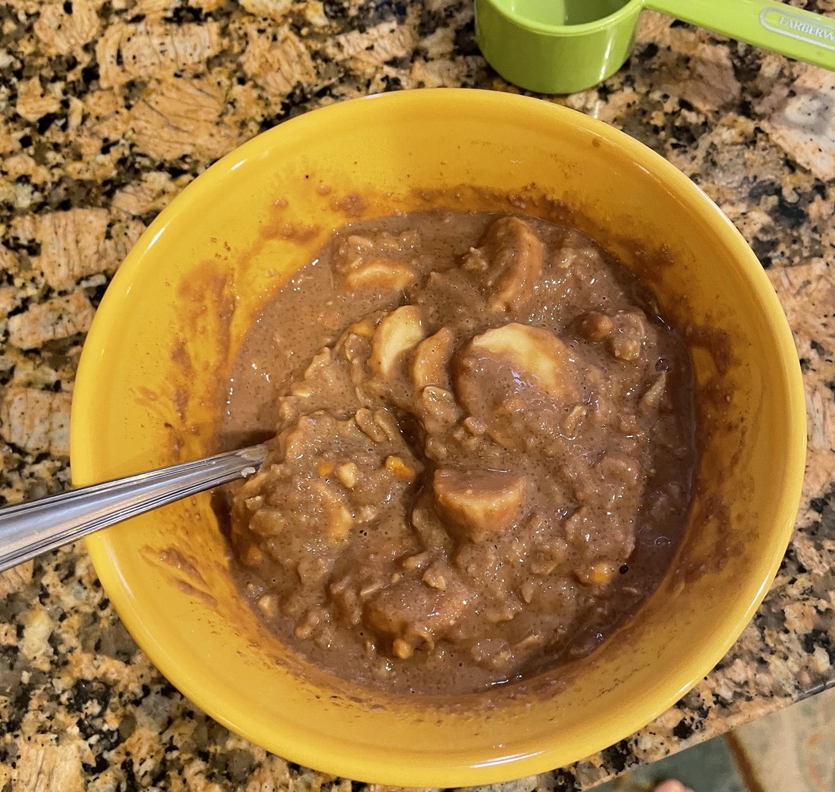 This yummy breakfast combines chocolate, peanut butter, banana, oatmeal, and Malt-O-Meal in one yummy (and healthy!) breakfast bowl.