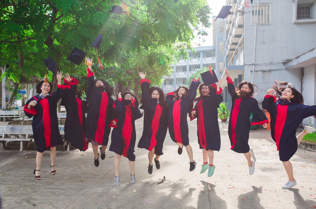 Group of Young Female Graduates