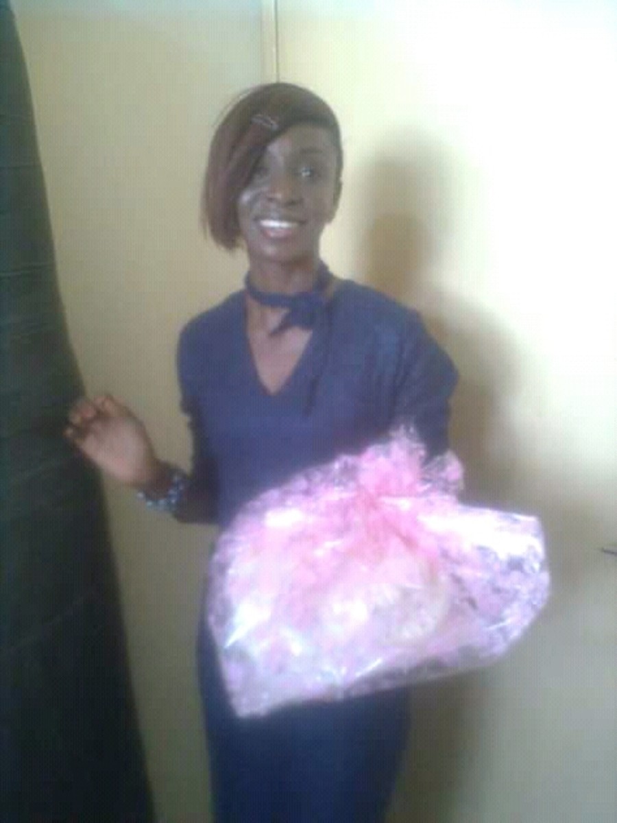 Tola Ogundare, during her birthday in Abuja Nigeria.