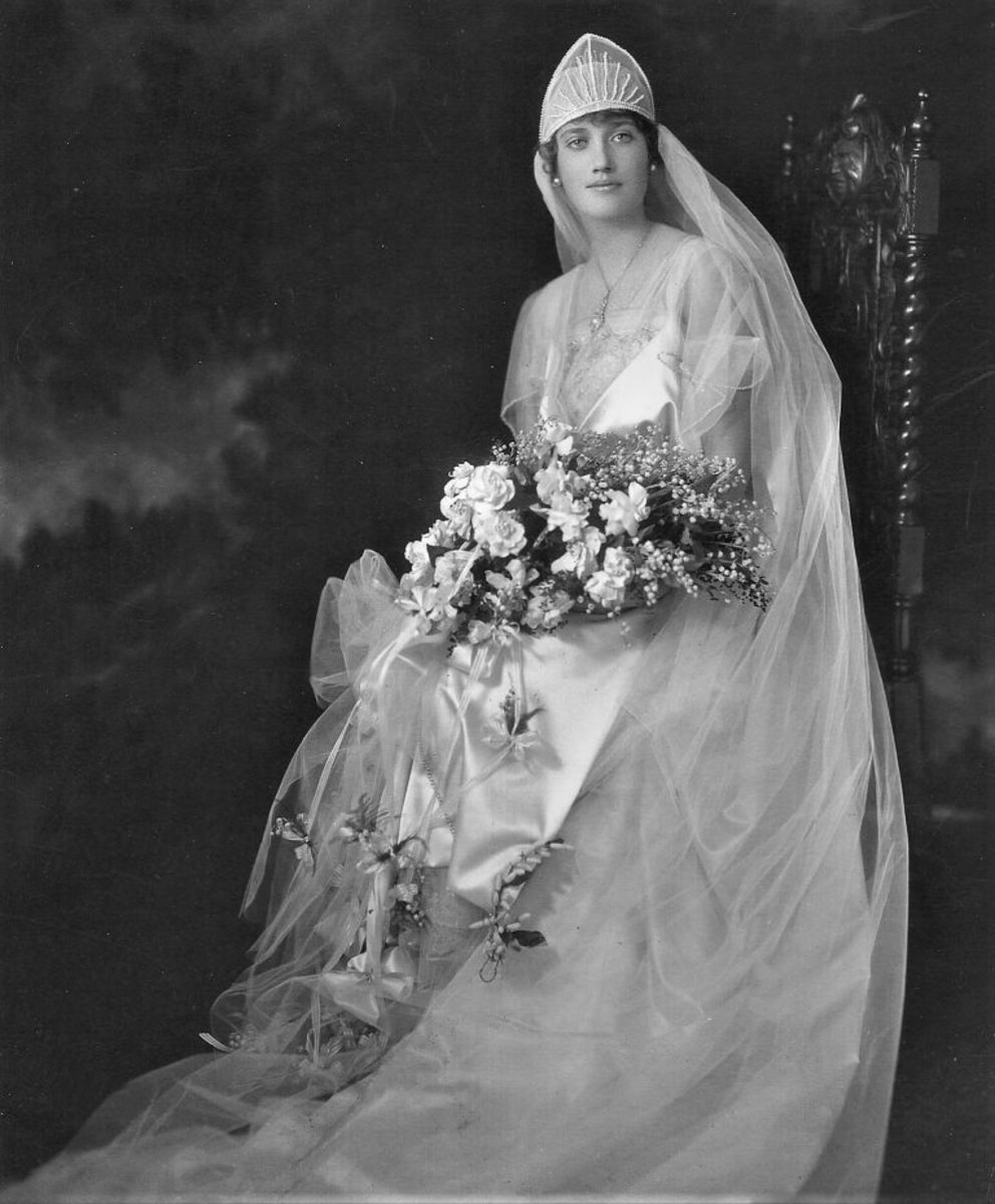 Wedding 1917 Edith Bouvier Beal and Phelan Beale