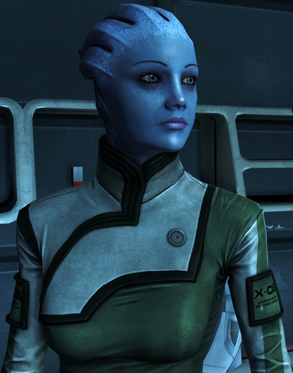 Liara in the first "Mass Effect."