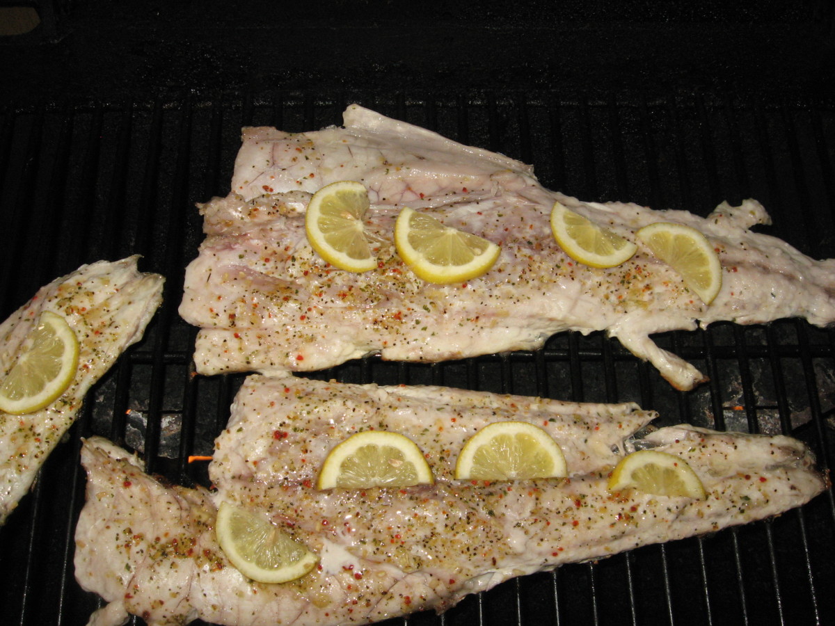 grilled bass