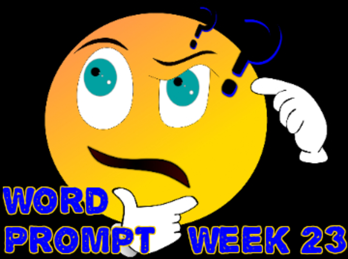 Word Prompts Help Creativity ~ Week 23  (Laughter)