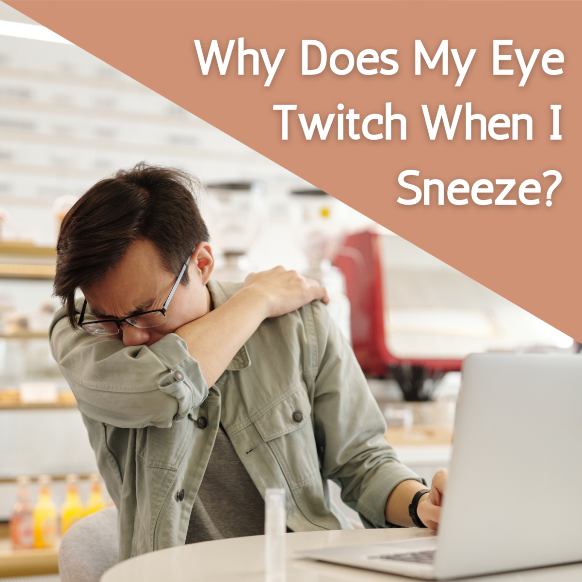 Is it normal for your eye to twitch after sneezing?
