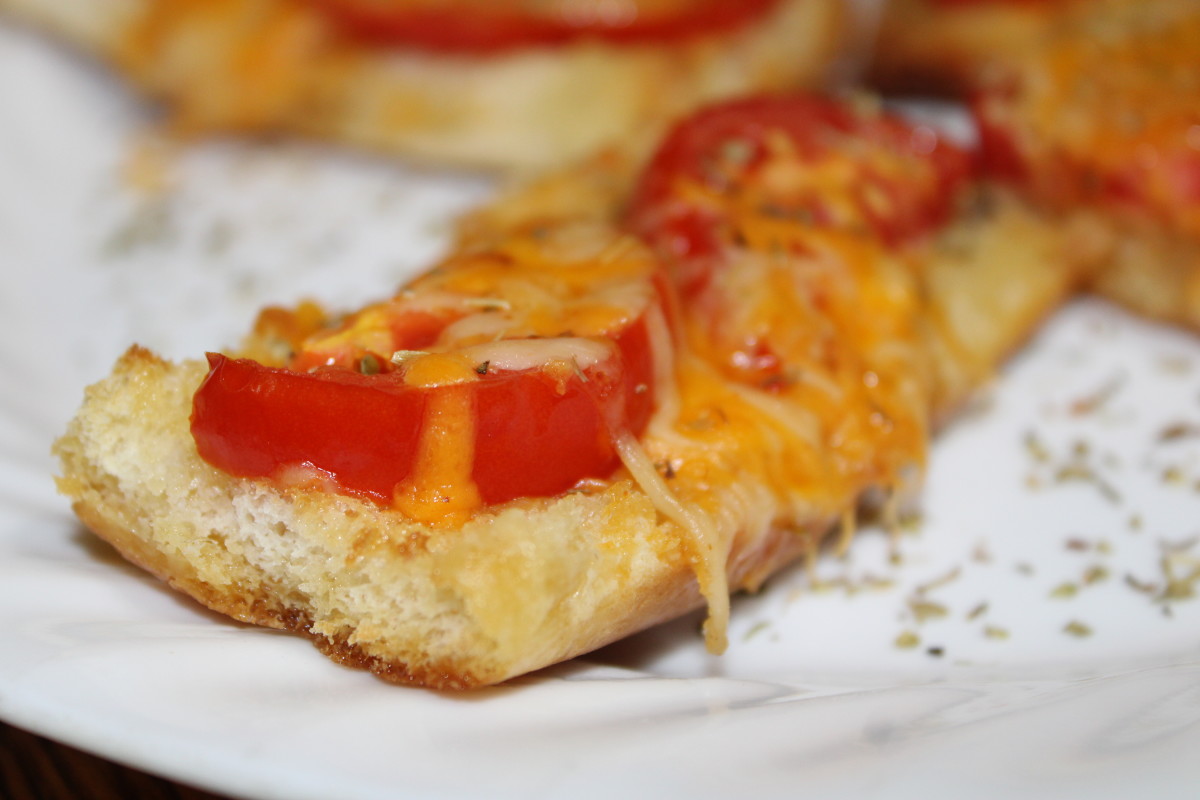 Poor man's tomato bread is quick, easy, and delicious!