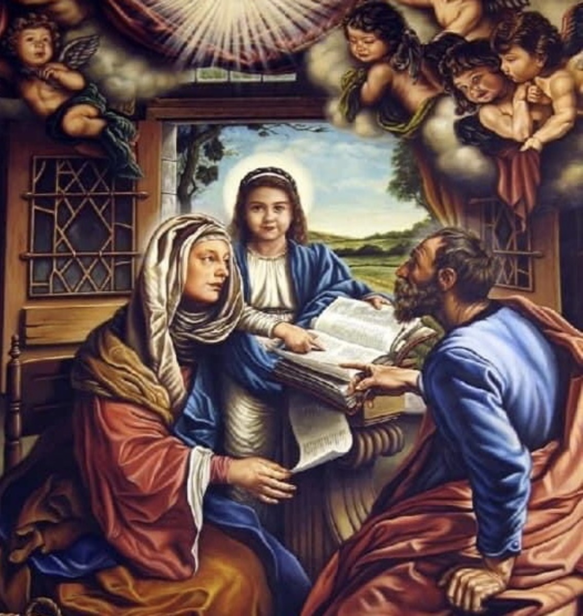 Saints Joachim and Ann, Parents of the Blessed Virgin Mary