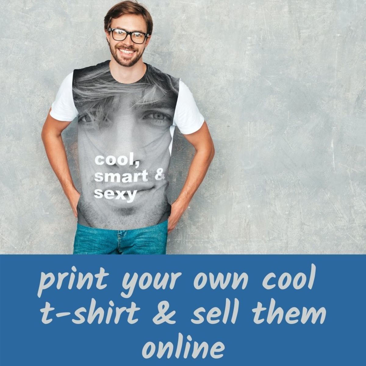 Print your own designer T-Shirt and sell them online