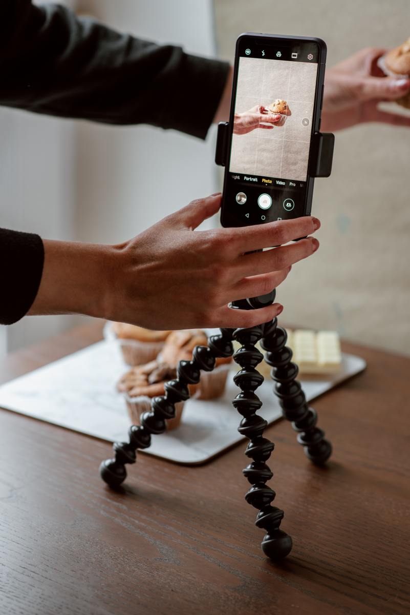 Use a tripod or a mounting device with your smartphone to record your videos.