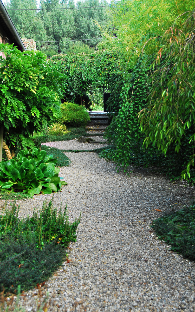 The entrance to the garden
