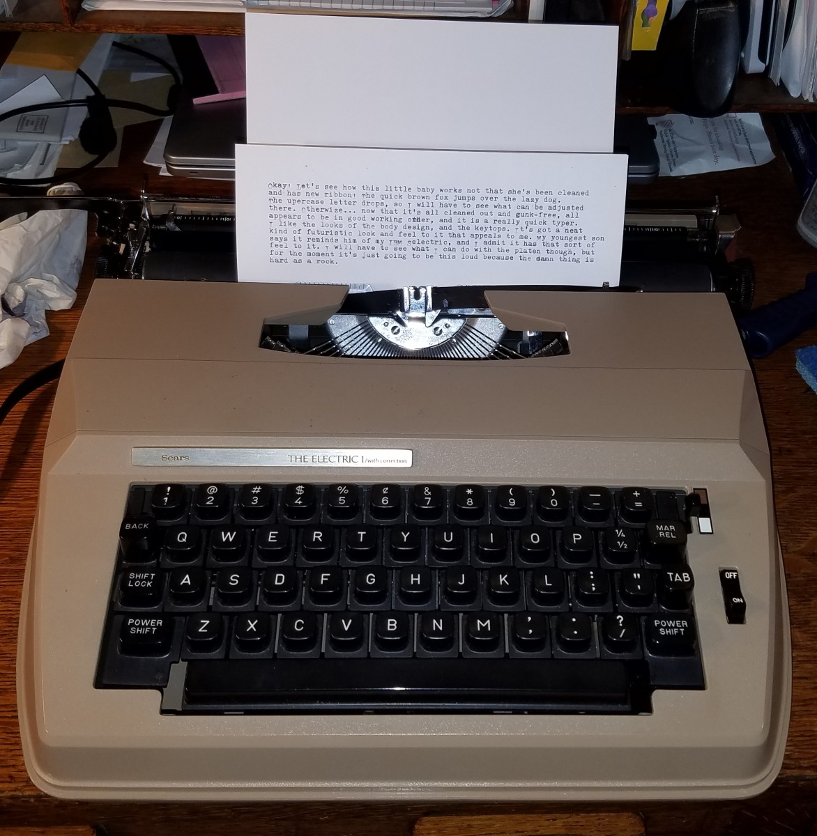 1974 Sears Electric I typewriter