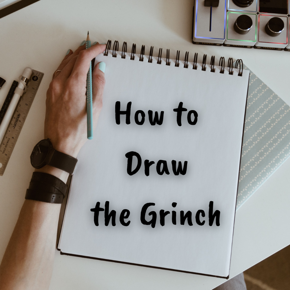 Learn how to draw the Grinch with the easy, step-by-step tutorial!