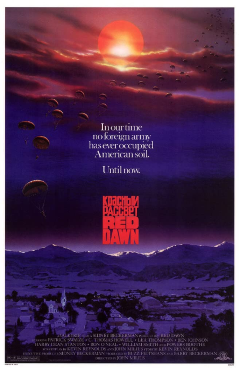 "Red Dawn" film poster