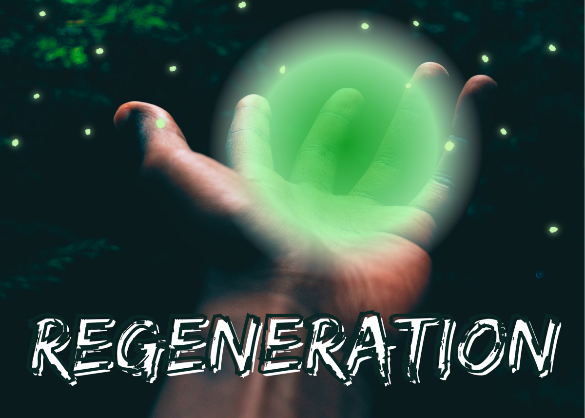 Regenerative powers give the character the ability to heal themselves or others. This superpower may include some component of empathy. Regeneration may also include regrowth, allowing the character to heal the natural world.