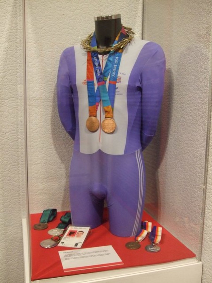 Ian Sharpe is the Isle of Man's most successful Paralympian. Visually impaired, he switched from swimming to cycling and trained for the 2012 Paralympics. This collection of his memorabilia is at the Manx Museum in Douglas.