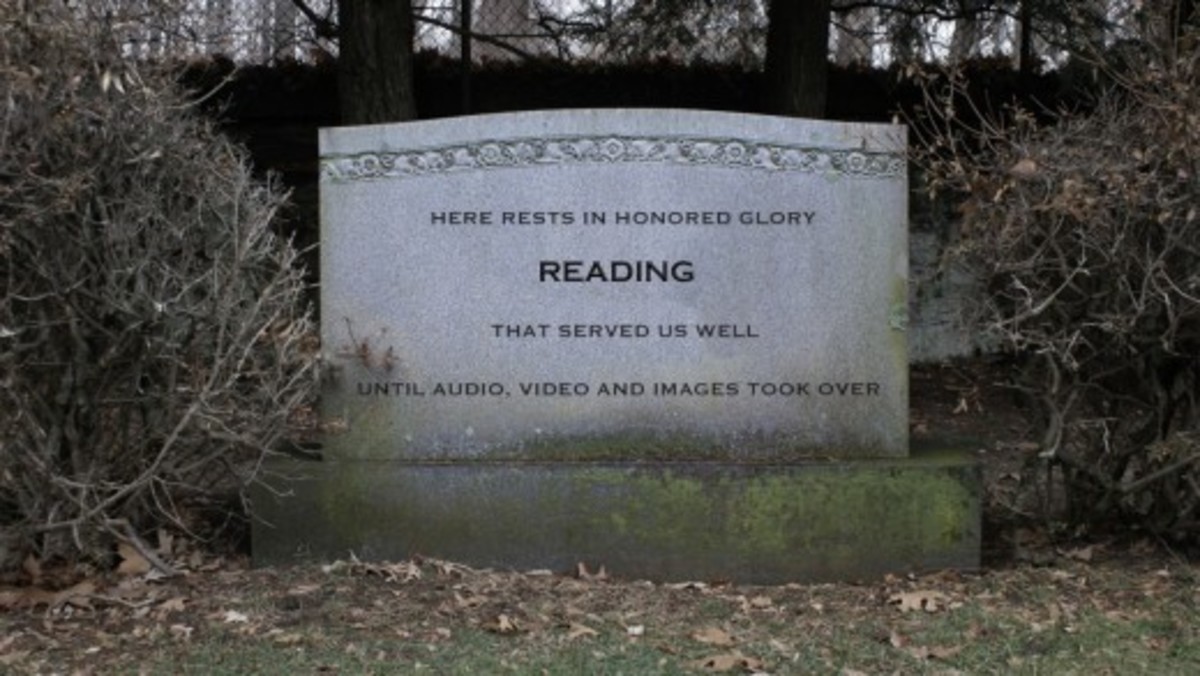 The death of reading.