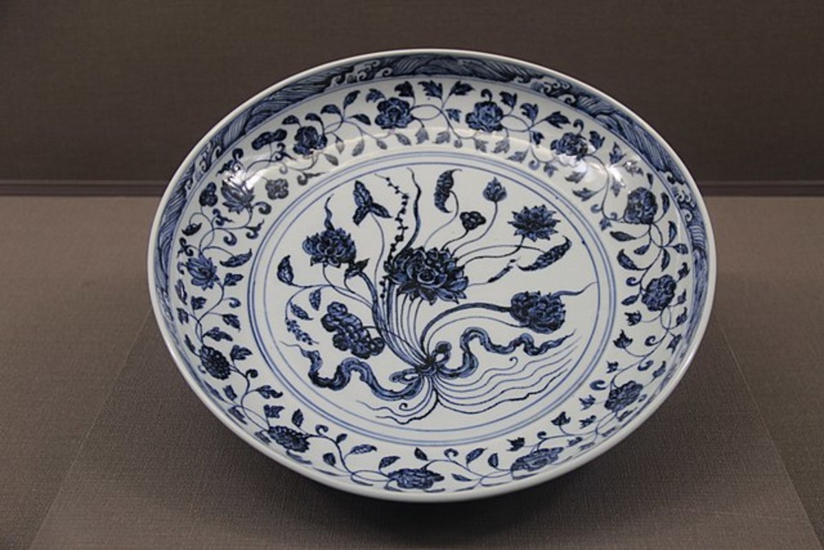 Porcelain from Yongle Reign of Ming Dynasty, Palace Museum, Taipei, Taiwan