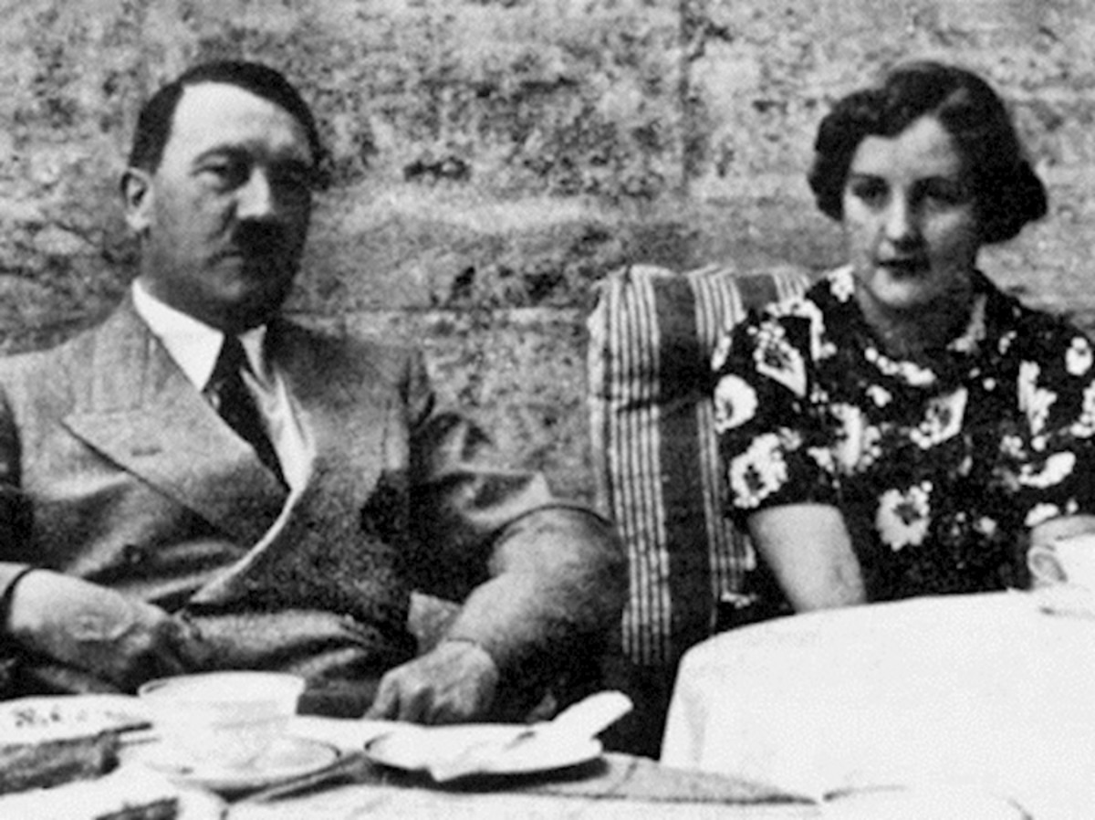 Unity Mitford with Hitler.