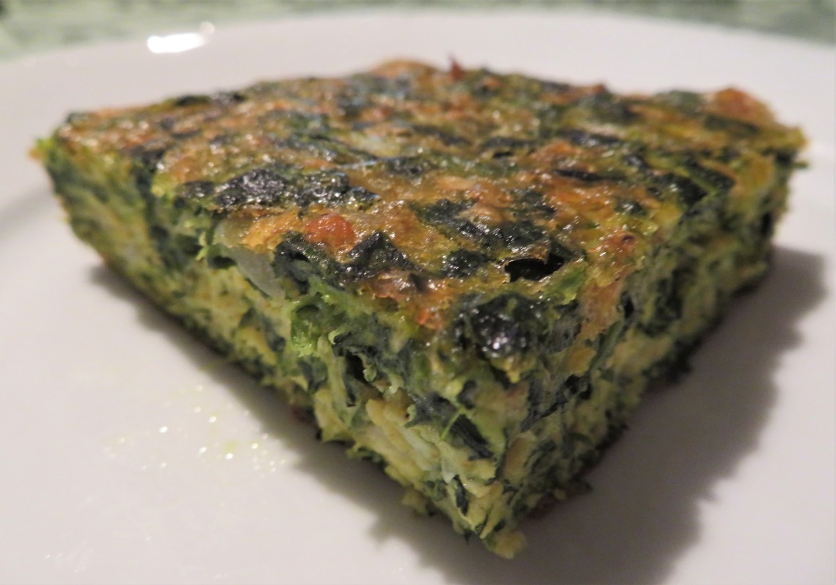 Baked Egg and Spinach Casserole 