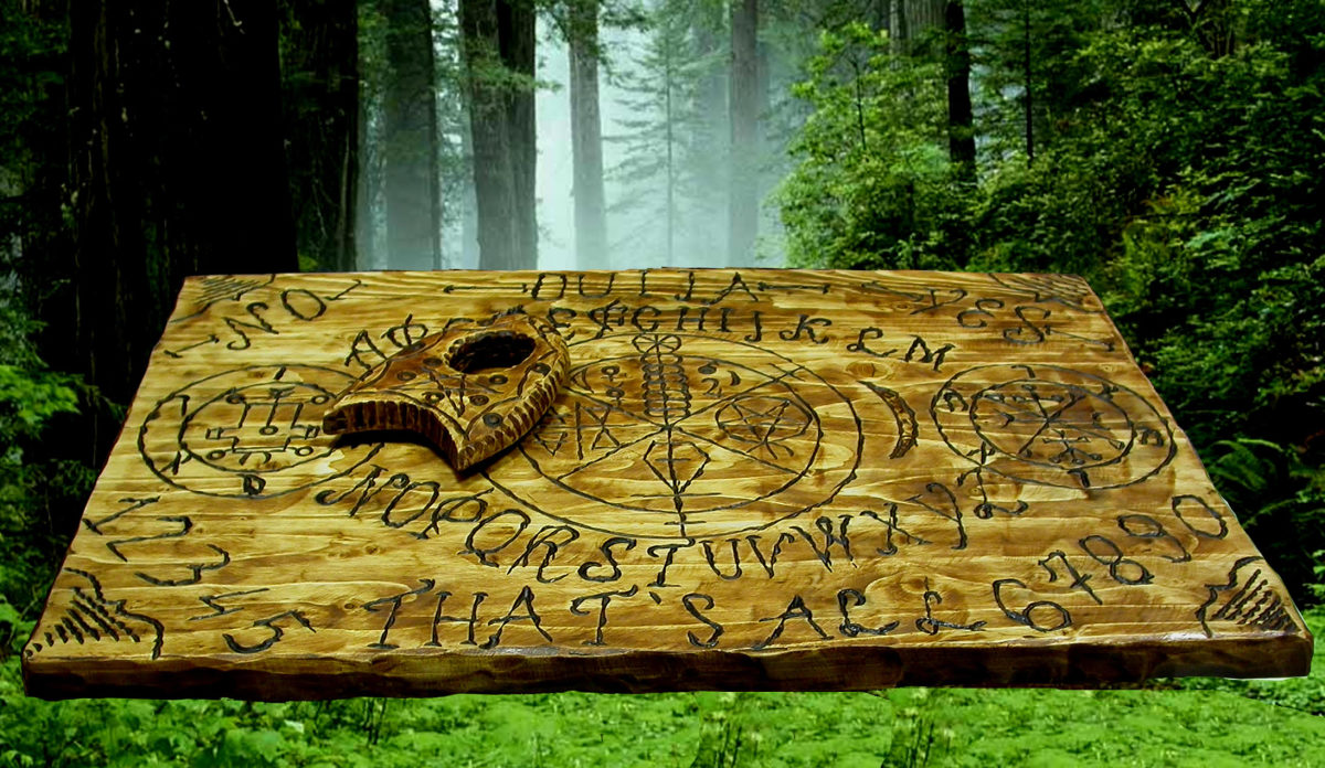 The spiritualistic and necromancy Ouija Board 