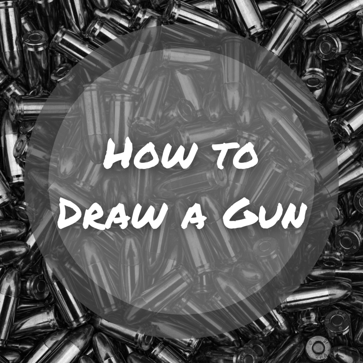 This complete tutorial will teach you how to draw a gun and includes photos and videos