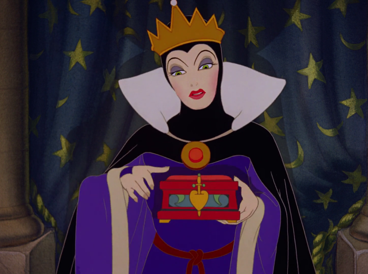 The Evil Queen gives this fairy tale an air of grim menace, delivering plenty of scares for viewers young and old.