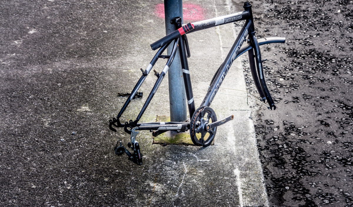 Even if you use a quality lock on your frame, other bike components can be stolen easily. 