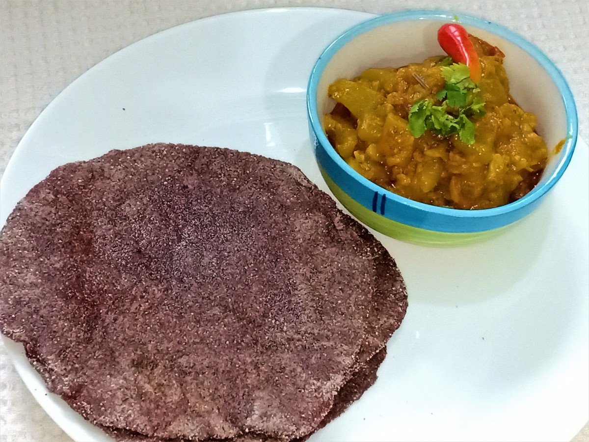 Soft Ragi Chapati (Finger Millet Flatbread) Recipe