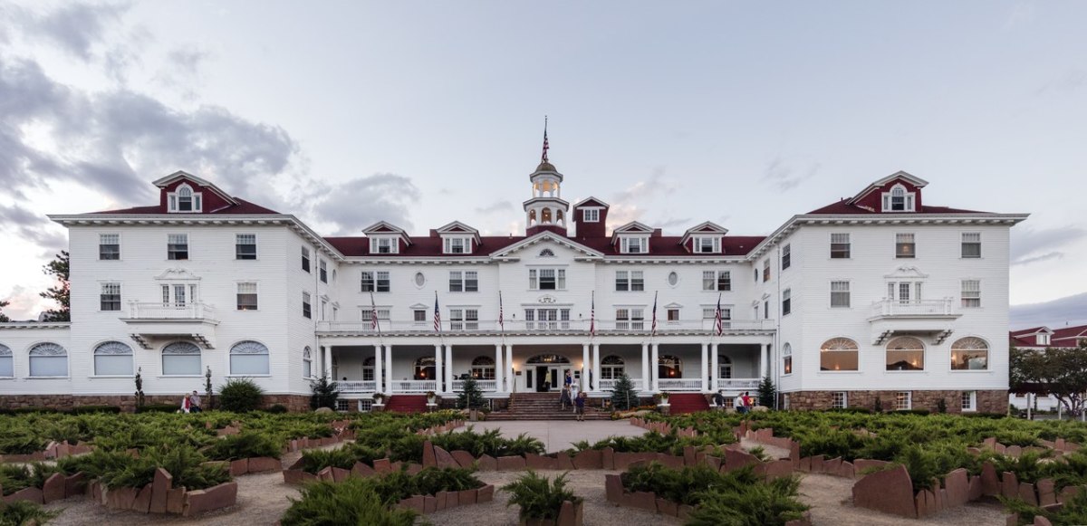 Front view of The Stanley Hotel