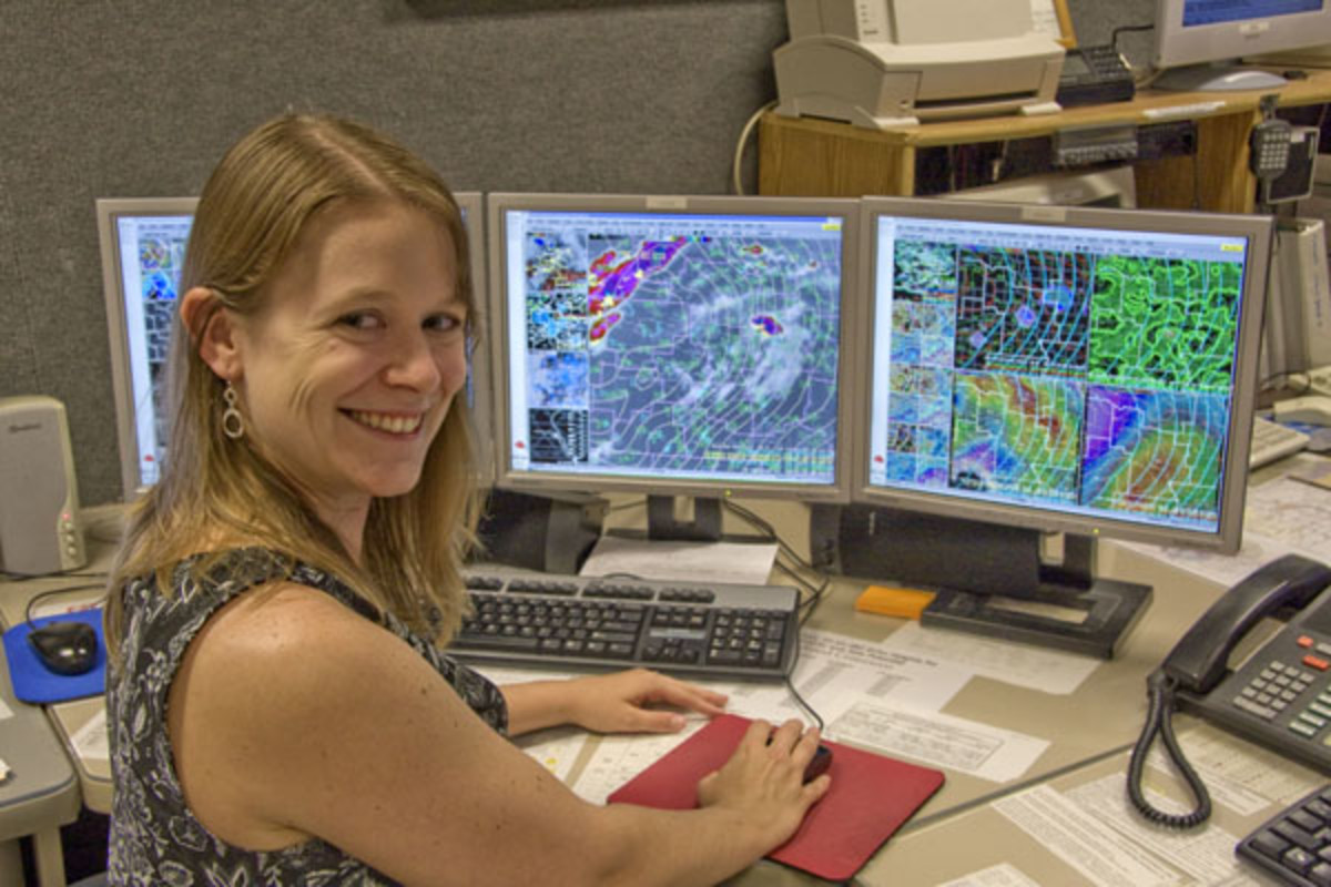 first female meteorologist